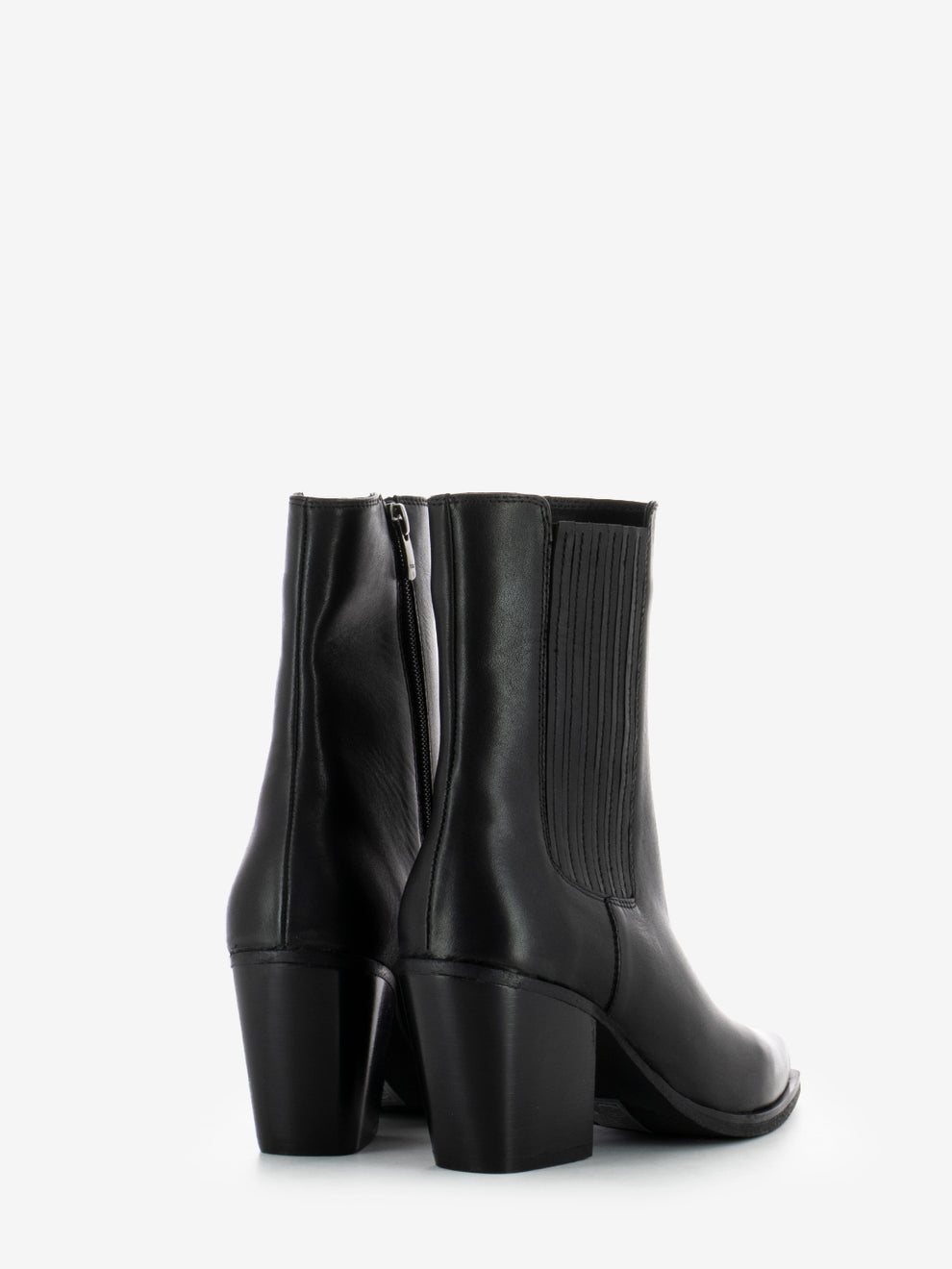 Tronchetto tex con zip nero