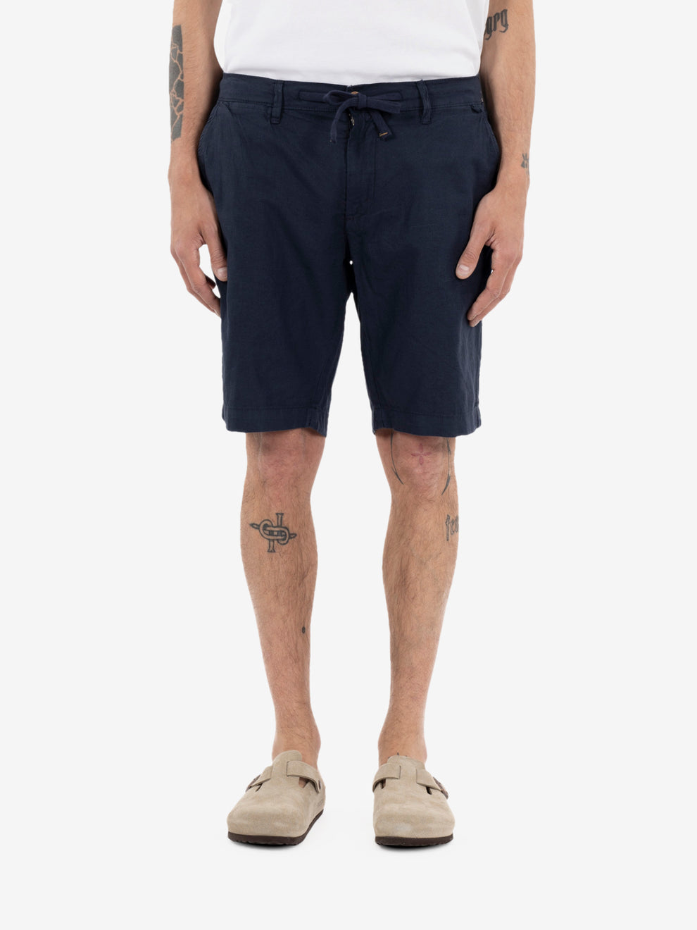 Bermuda con coulisse navy