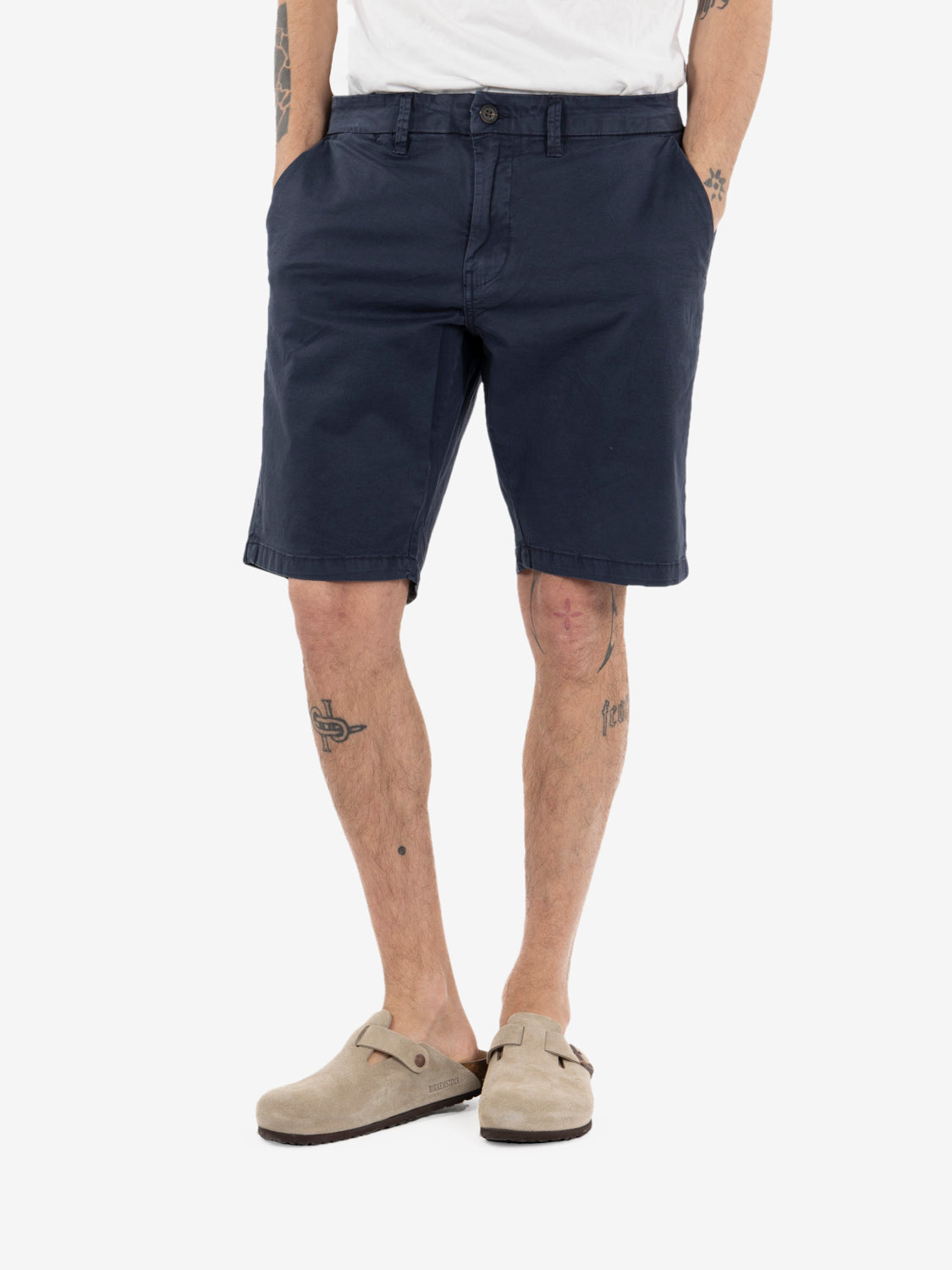 Bermuda in cotone navy