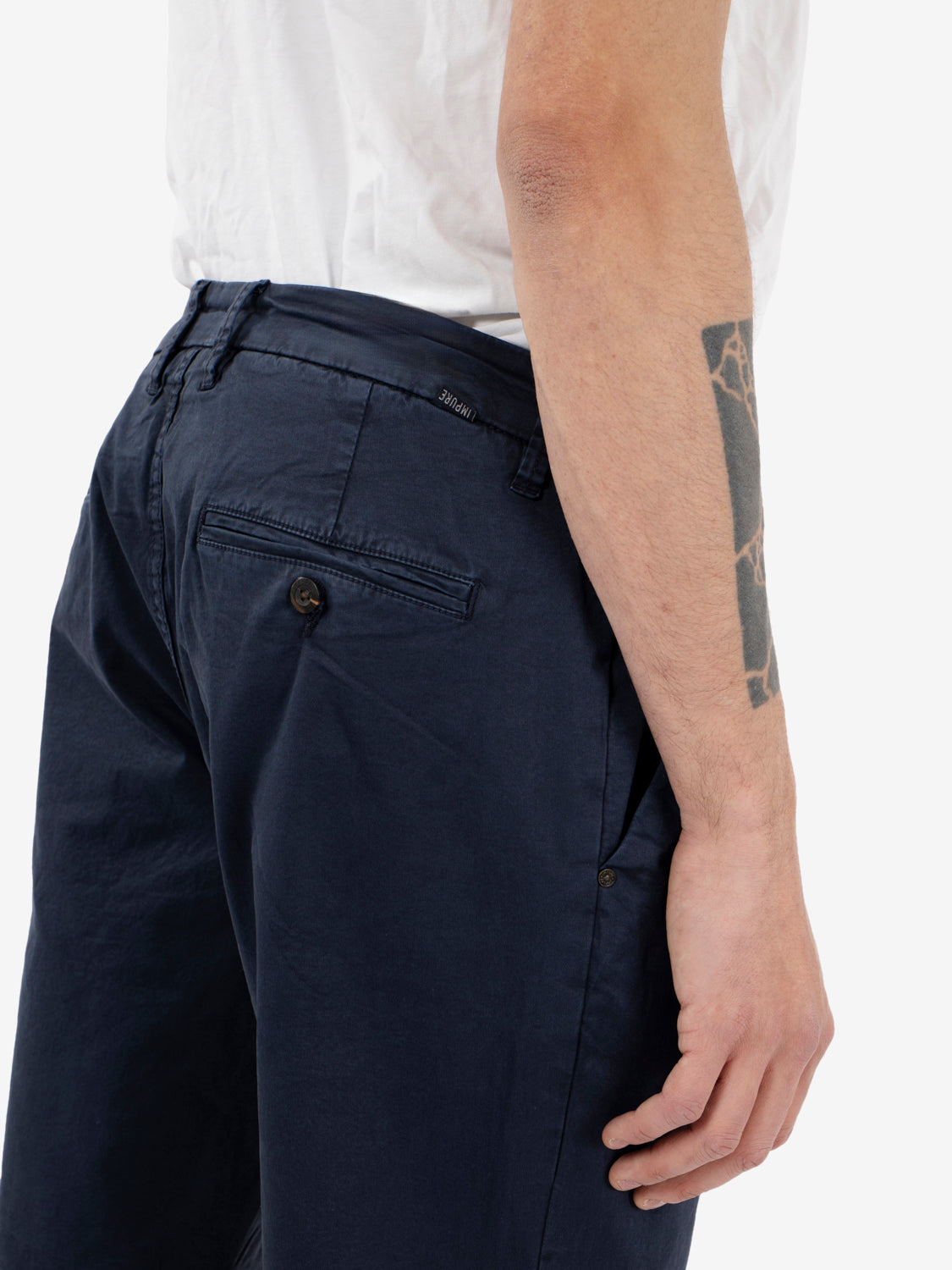 Bermuda in cotone navy