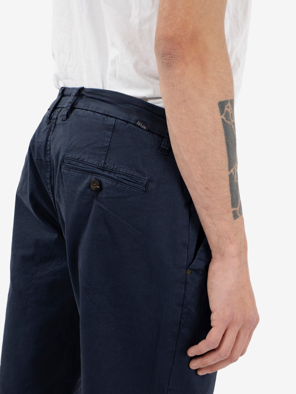 Bermuda in cotone navy