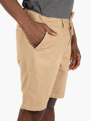 IMPURE - Bermuda short mixed linen beige