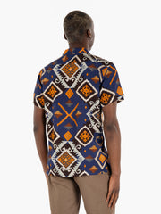 IMPURE - Camicia bowling viscosa royal