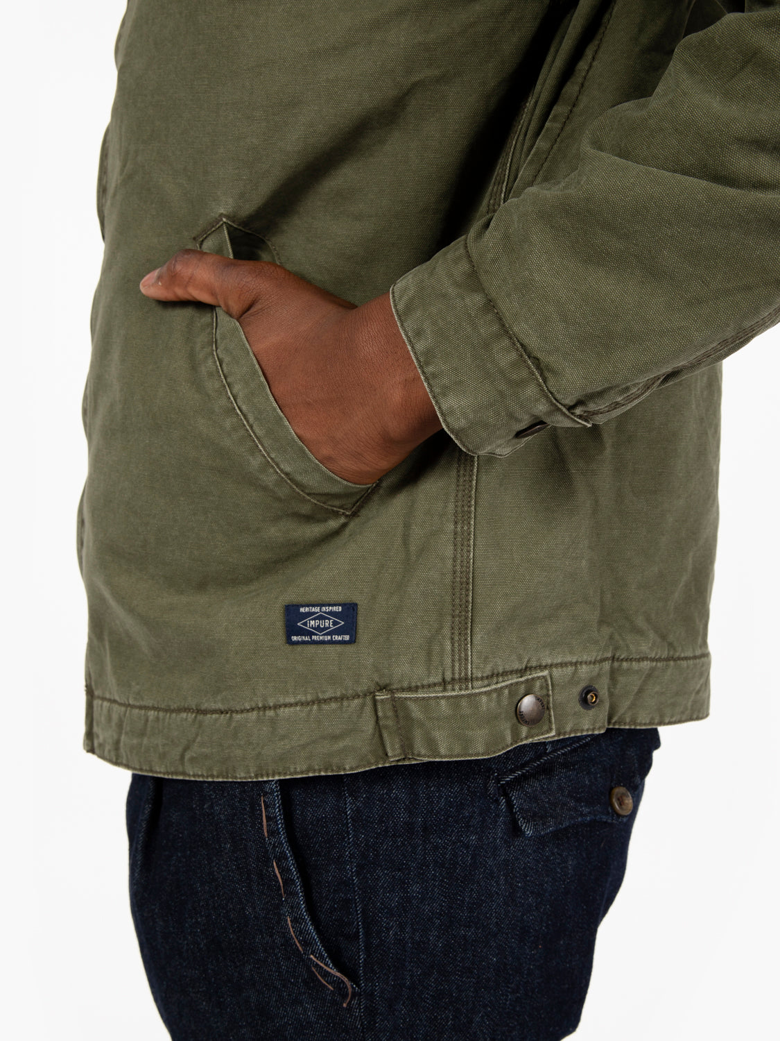 Orion jacket washed green