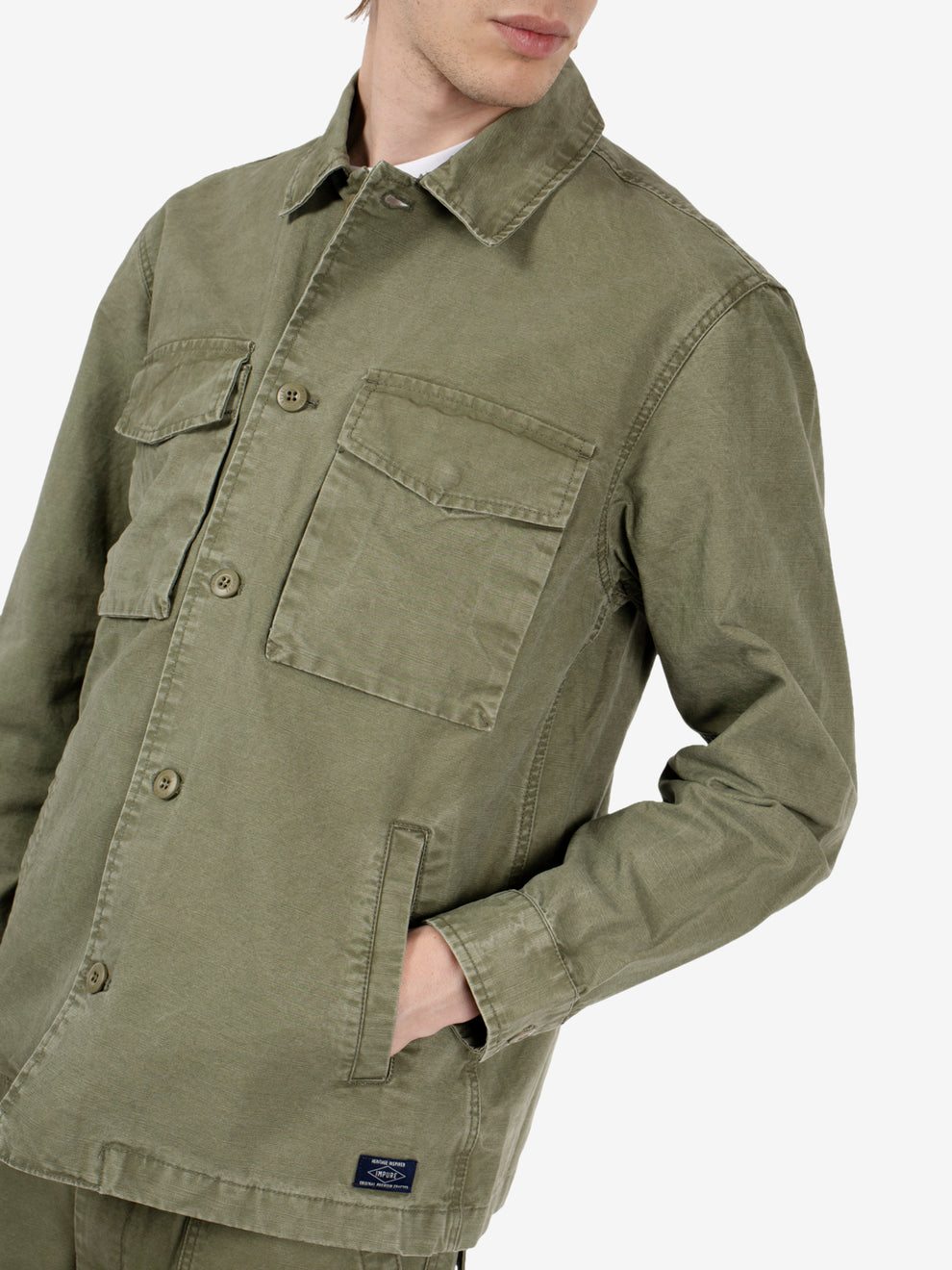 MILITARY GREEN JACKET IM26SSJMGATOR_SLBC03