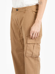 IMPURE - Pantaloni cargo twill stretch cookie