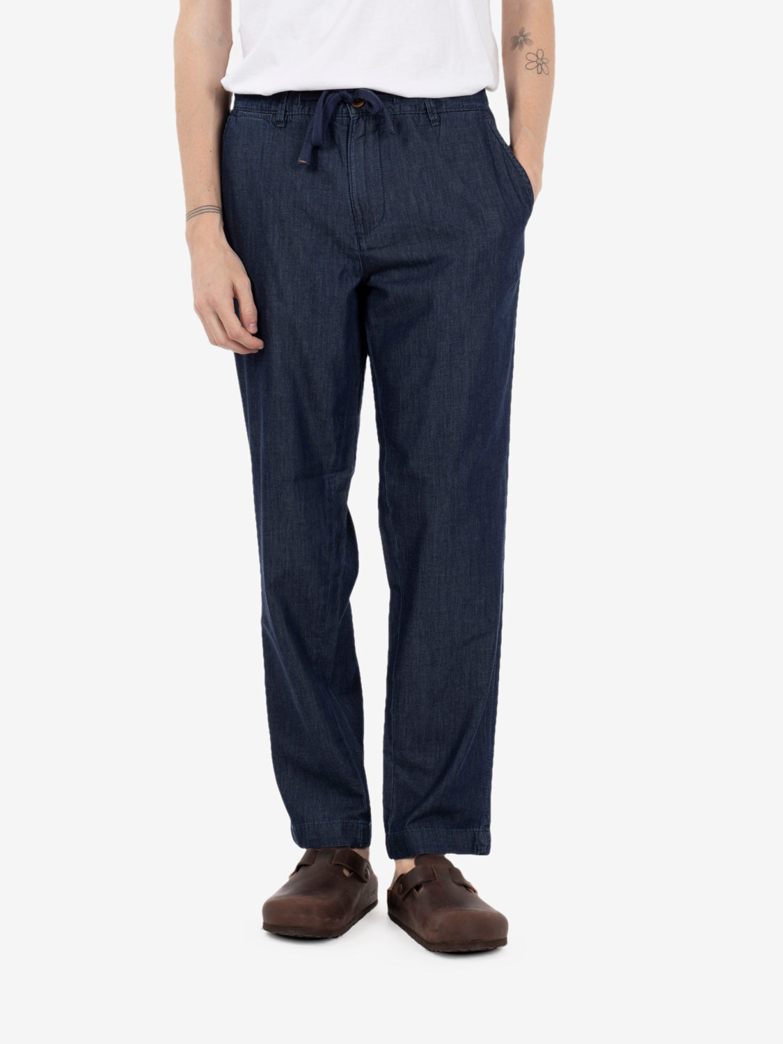 Pantaloni in misto dark blue