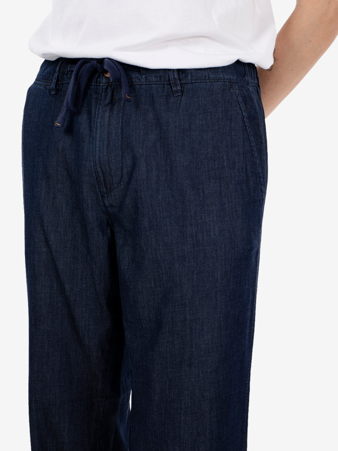 Pantaloni in misto dark blue