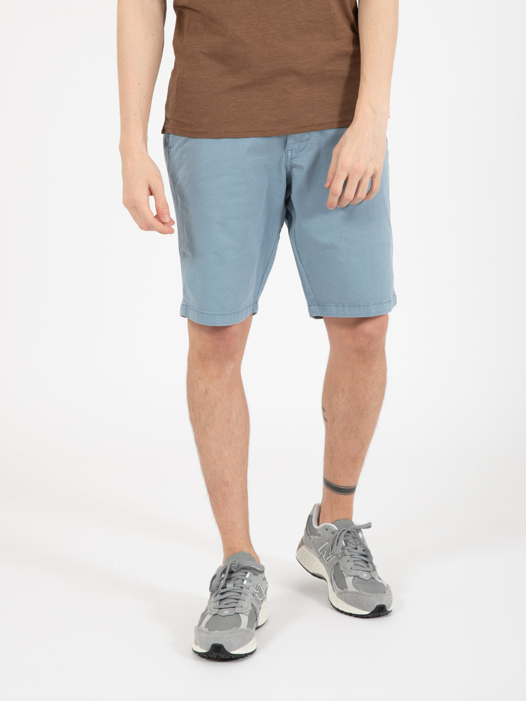 Short chino twill stretch sugar