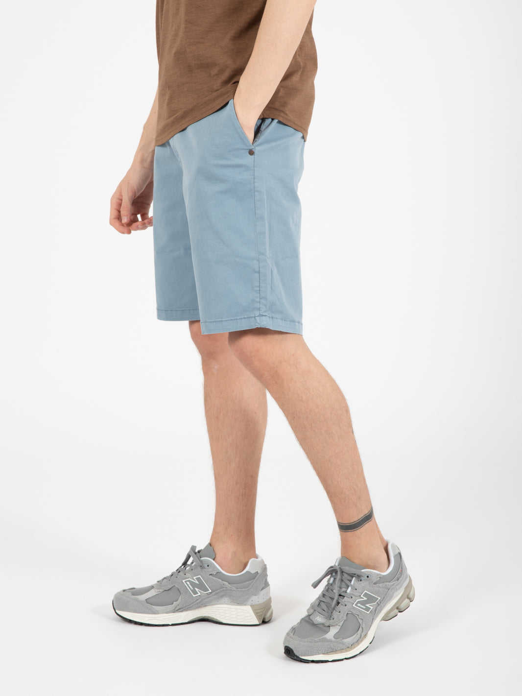 Short chino twill stretch sugar