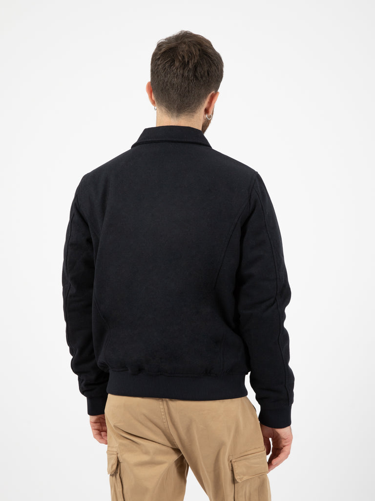 IMPURE - Short Jacket Mixed Wool Navy