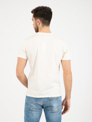 IMPURE - T-shirt taschino fantasia bianco