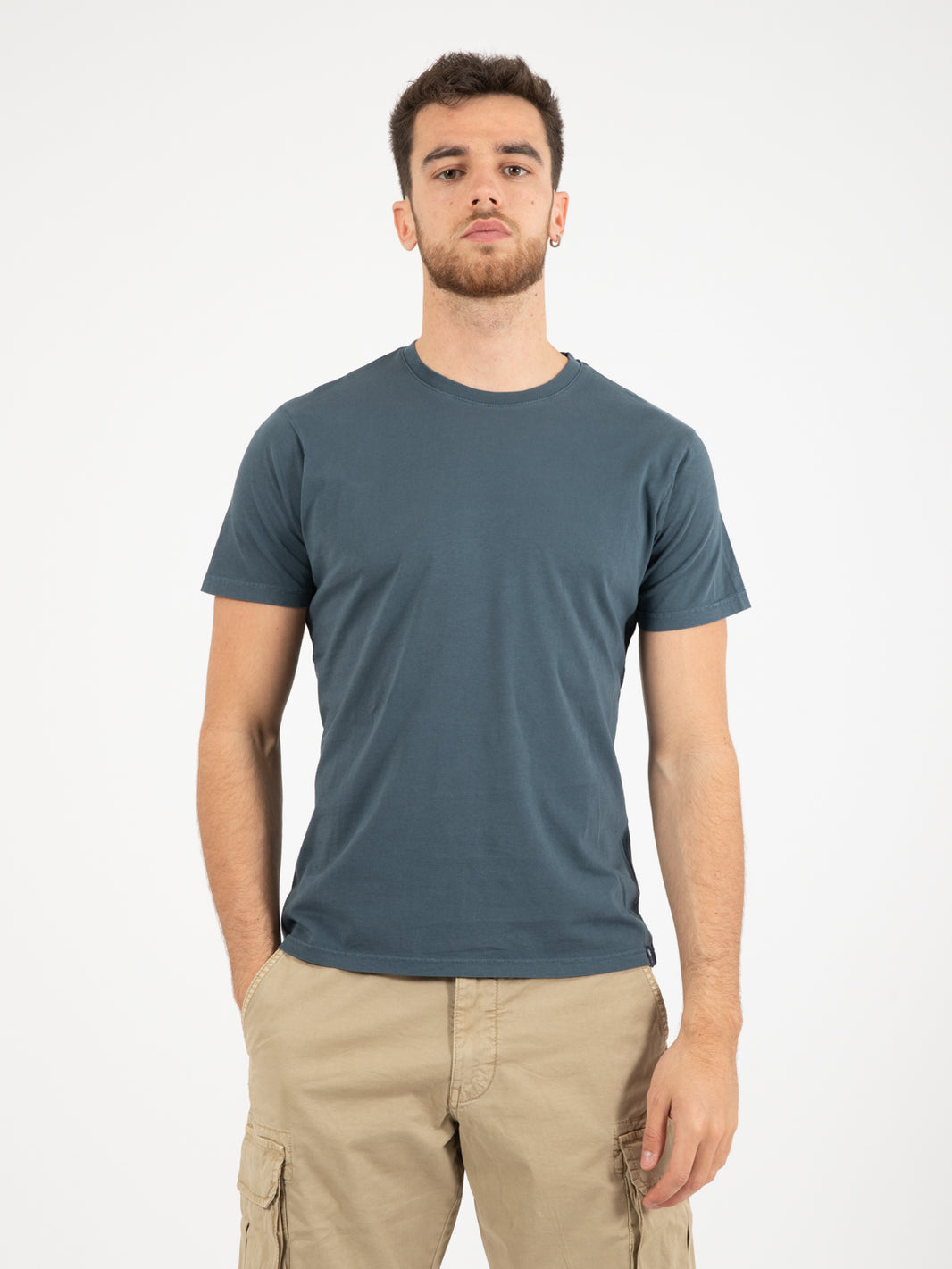 Blue Cotton T-Shirts