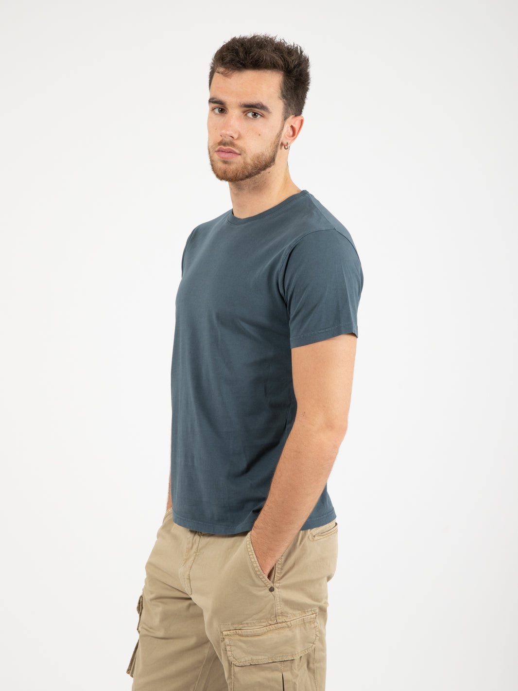 Blue Cotton T-Shirts