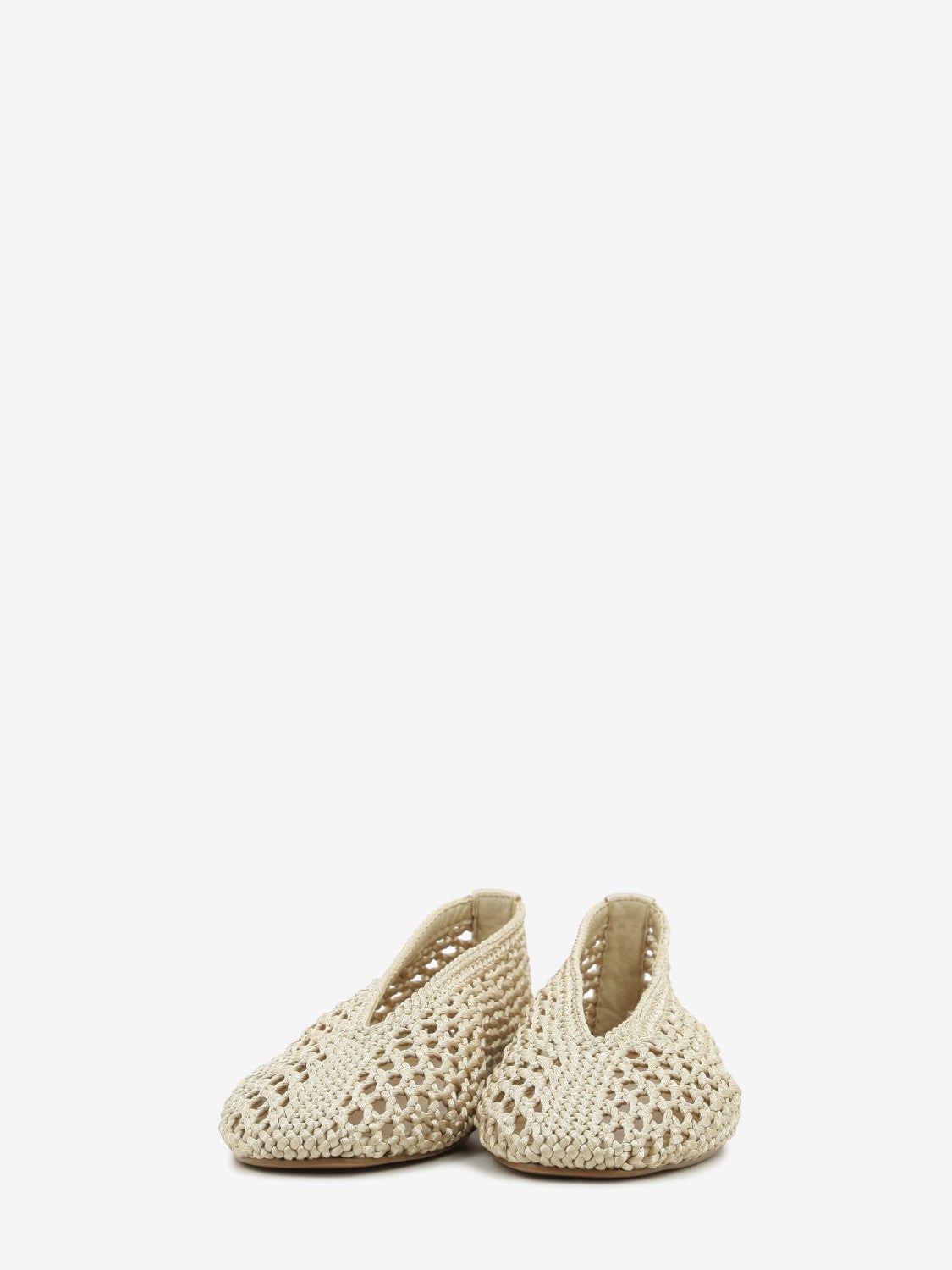 Ballerina intrecciata champagne