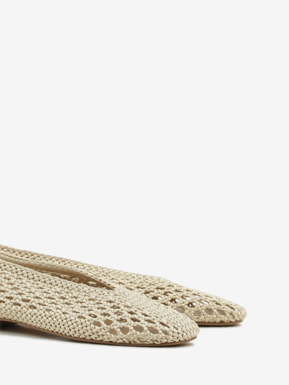 Ballerina intrecciata champagne