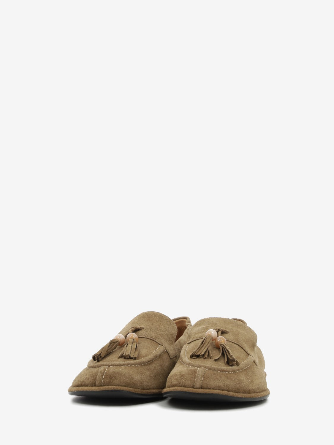 Mocassini in camoscio chestnut