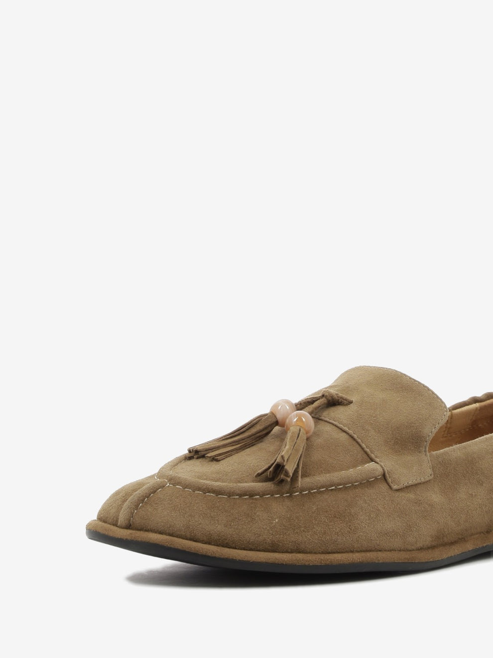 Mocassini in camoscio chestnut