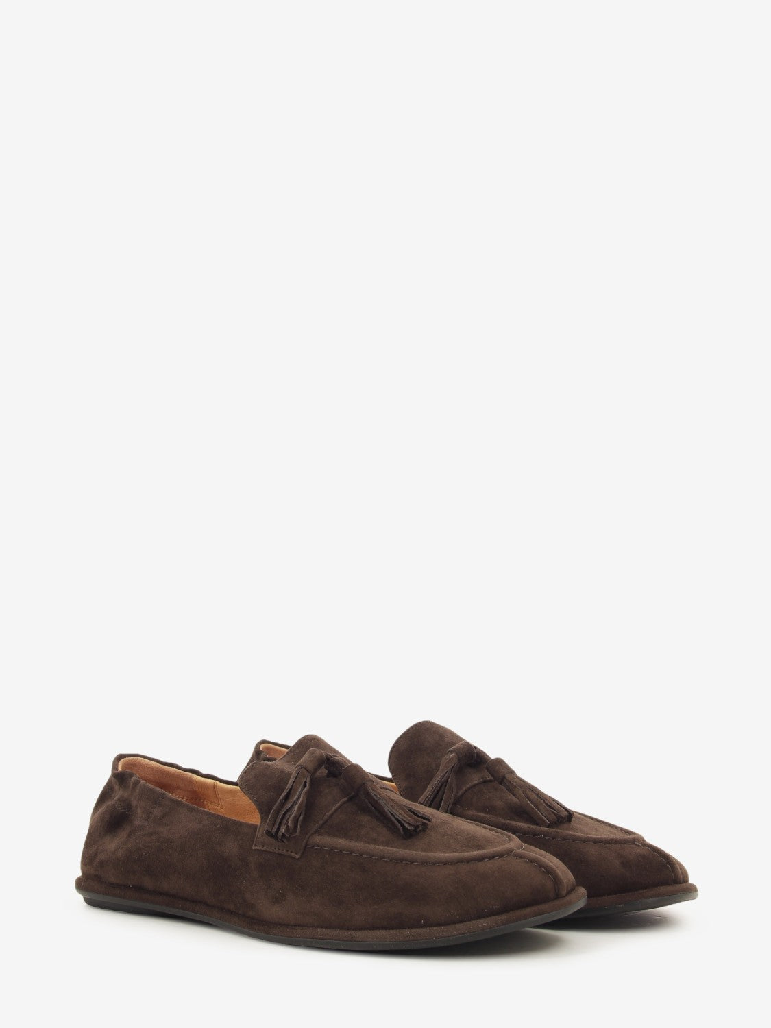 BROWN SUEDE TASSEL LOAFER ACT003_BROWN