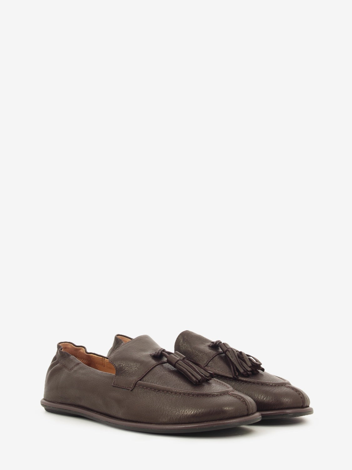 LEATHER TASSEL LOAFERS VINEGAR ACT003_VINEGAR