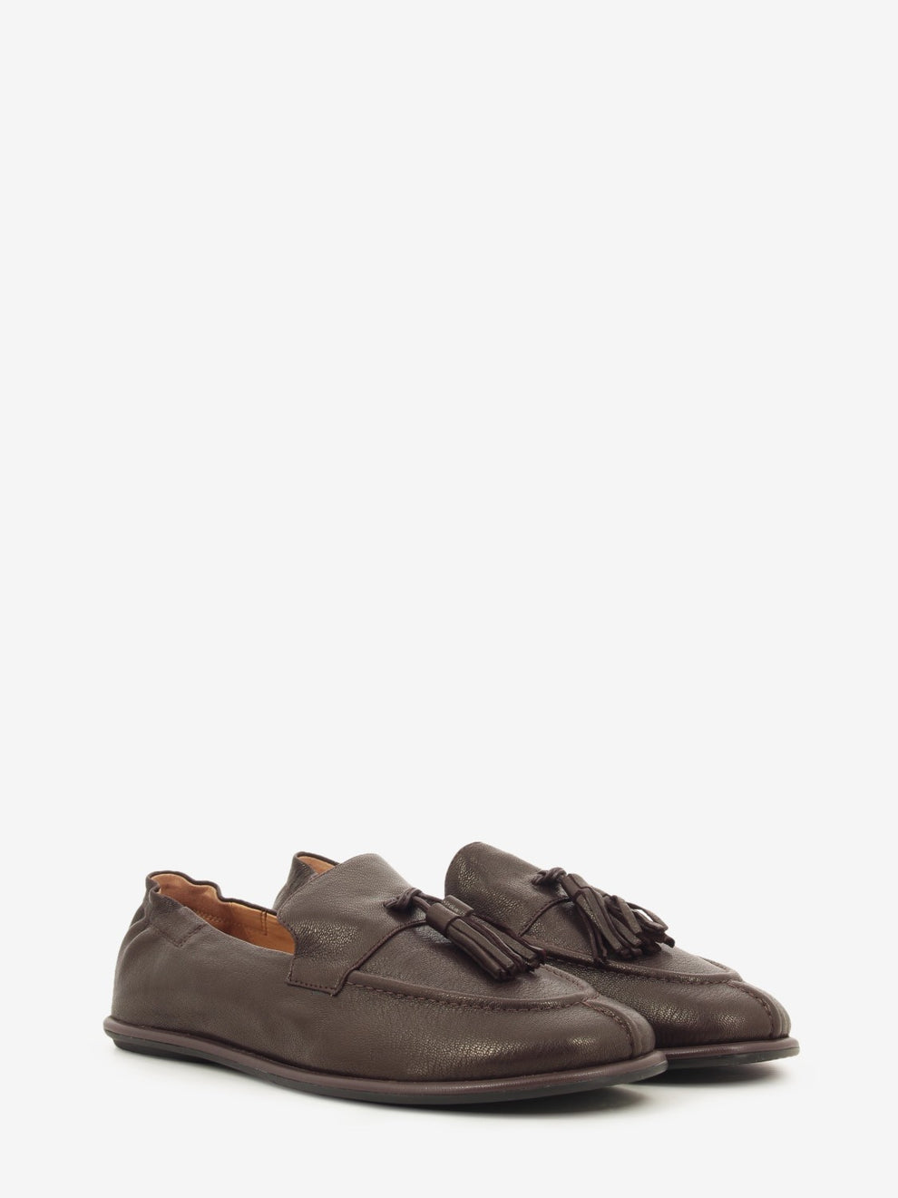 LEATHER TASSEL LOAFERS VINEGAR ACT003_VINEGAR