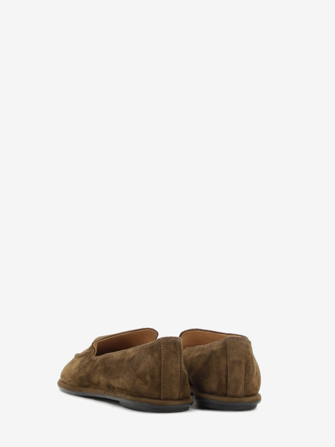 Mocassini in suede dark brown