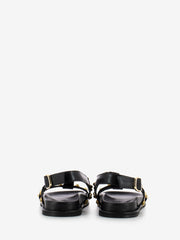 INUOVO - Sandali con borchie crystal black