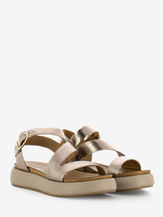 INUOVO - Sandali con platform metallic ash