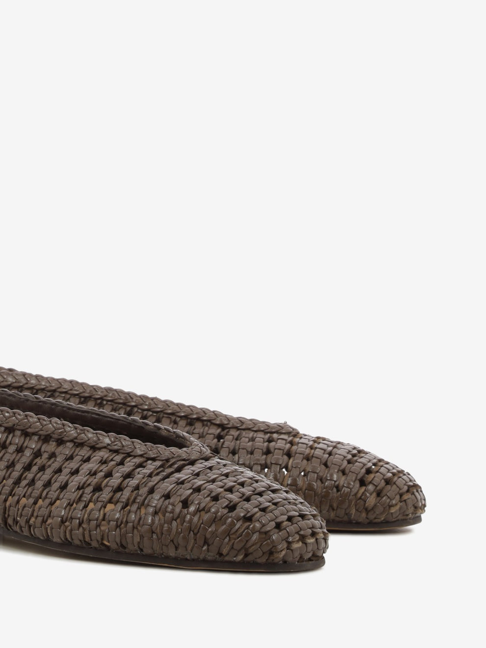 Slingback intreccio praline