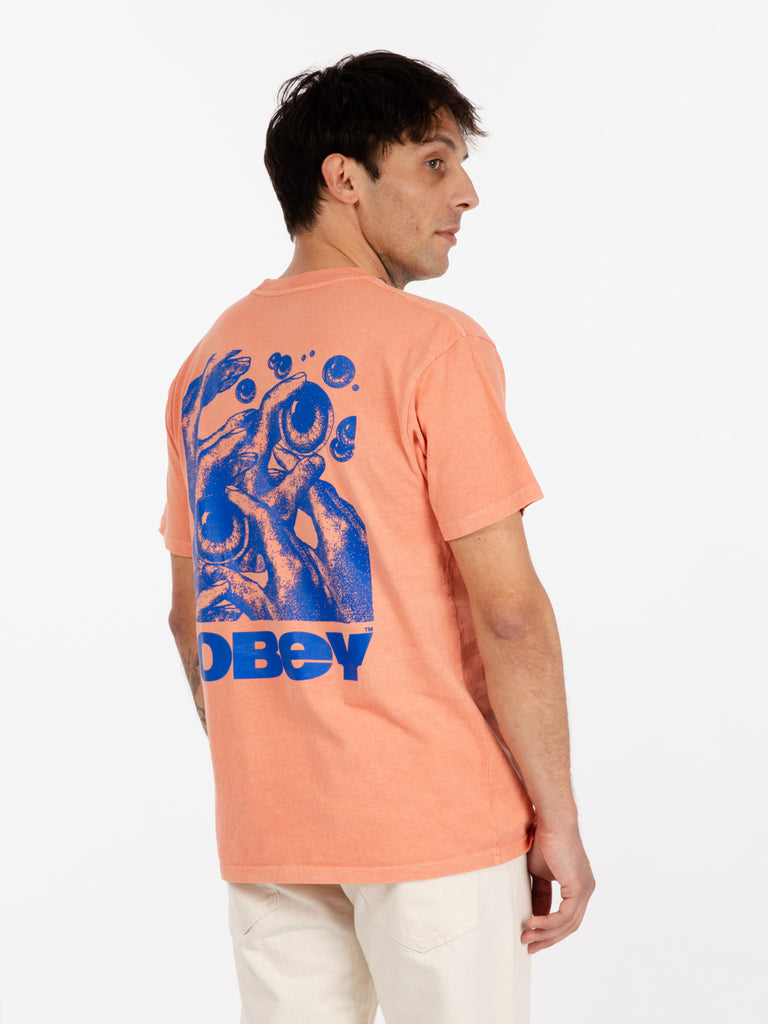 OBEY - T-shirt Eyes In My Head classic pigment sunset coral