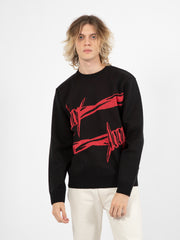 IUTER - Barbwire Jumper black