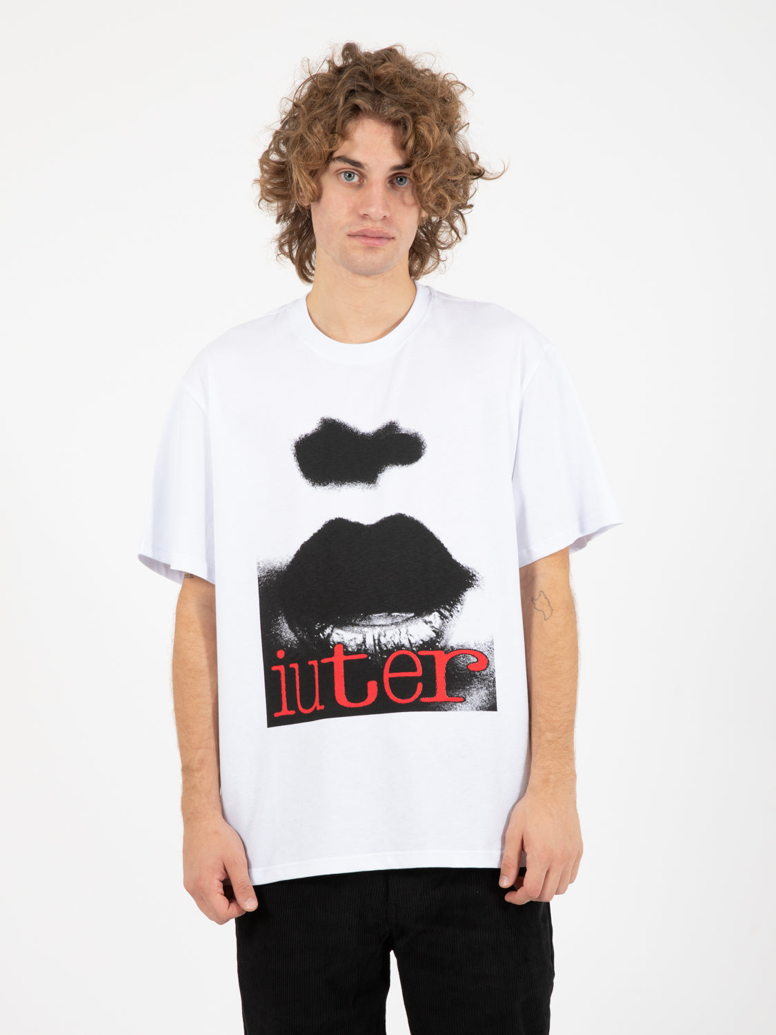 T-shirt Lips white