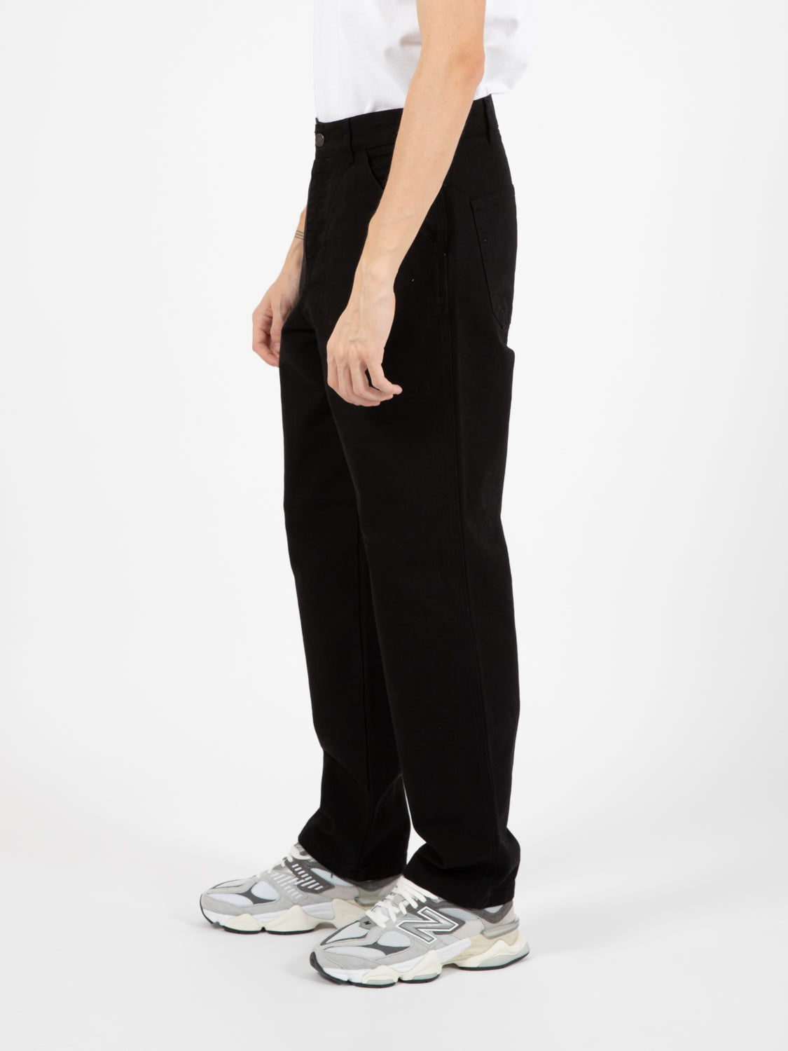 Work pant straight fit black
