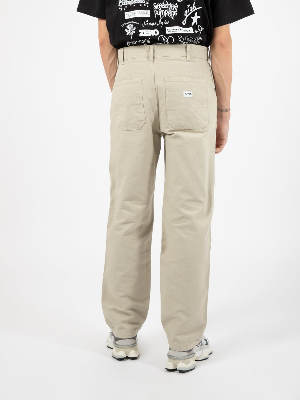 Work pants straight fit ice