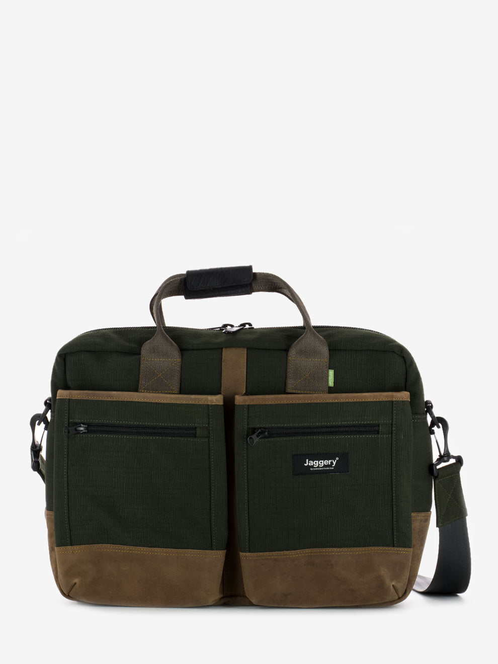 Hustler Everyday bag in olive green and nubuck
