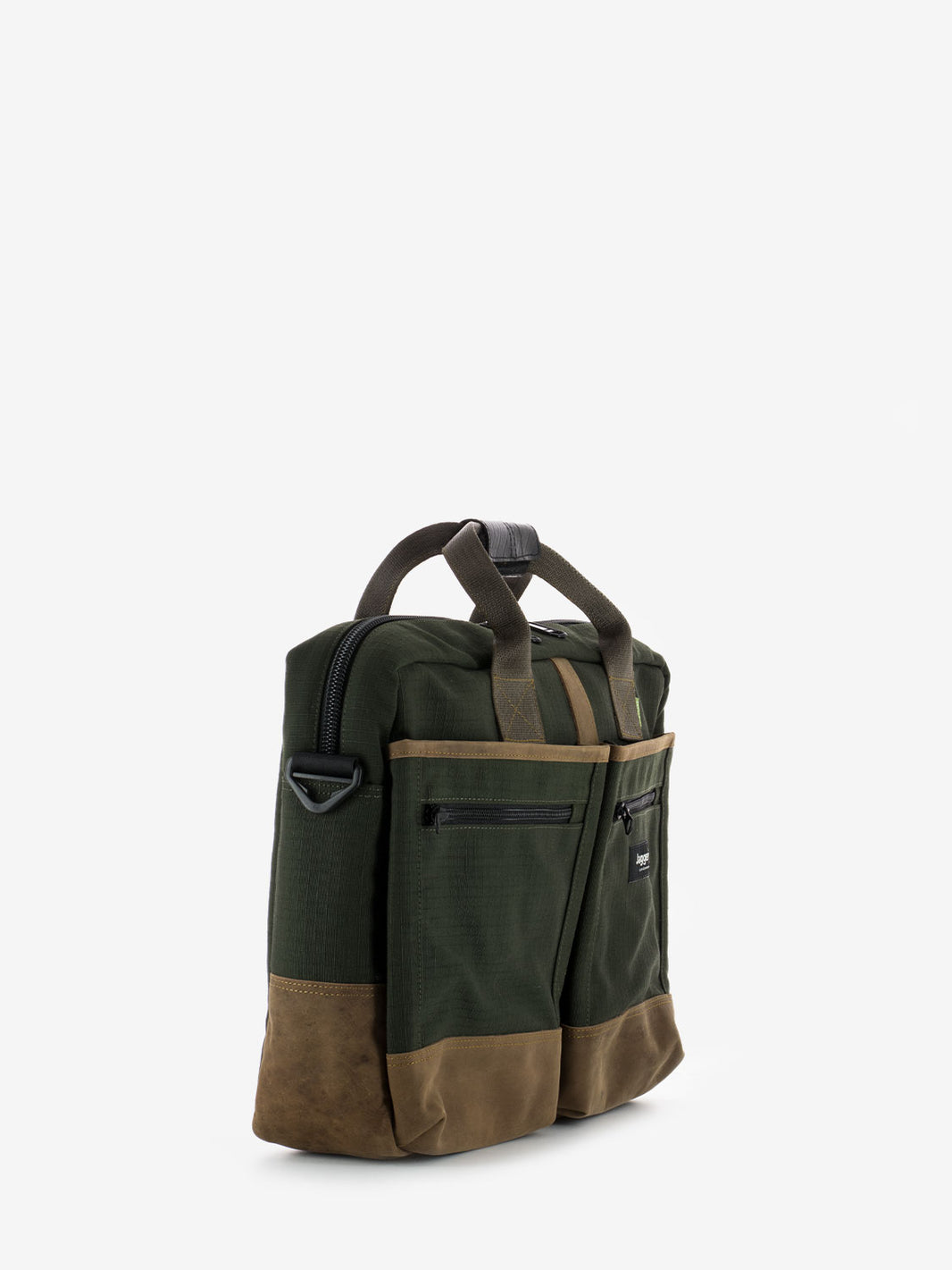 Hustler Everyday bag in olive green and nubuck