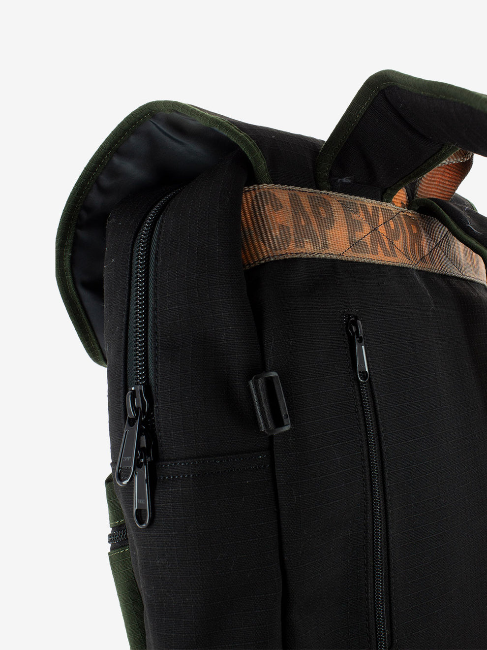 Back to school canvas cargo army backpack