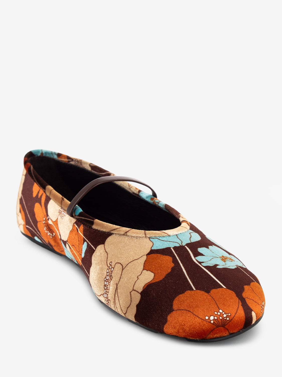 Dancerina velvet brown / multicolor