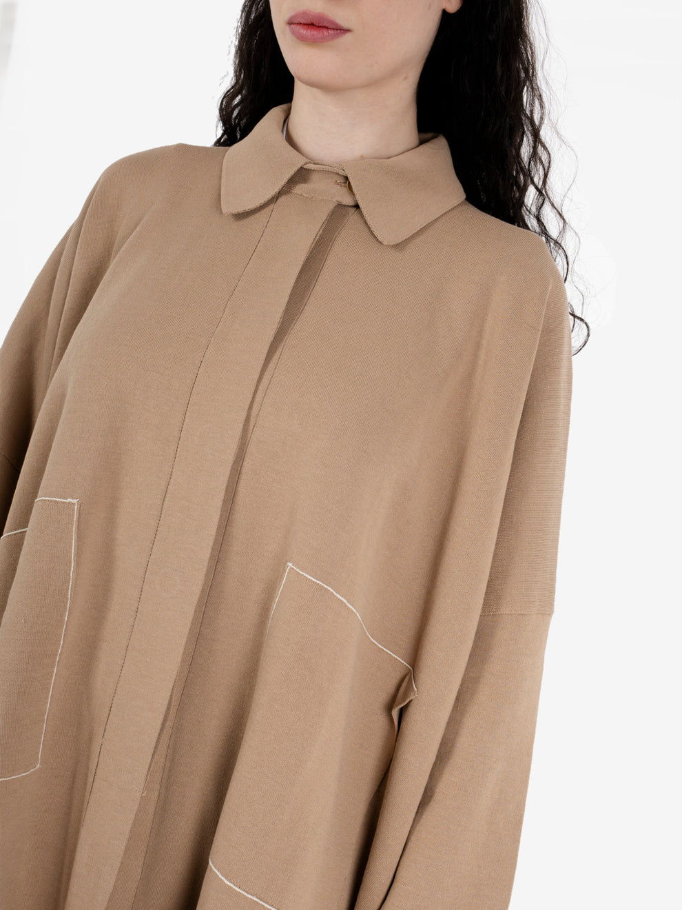 Cardigan lungo safari