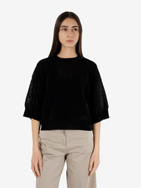 Maglia a maniche corte nera