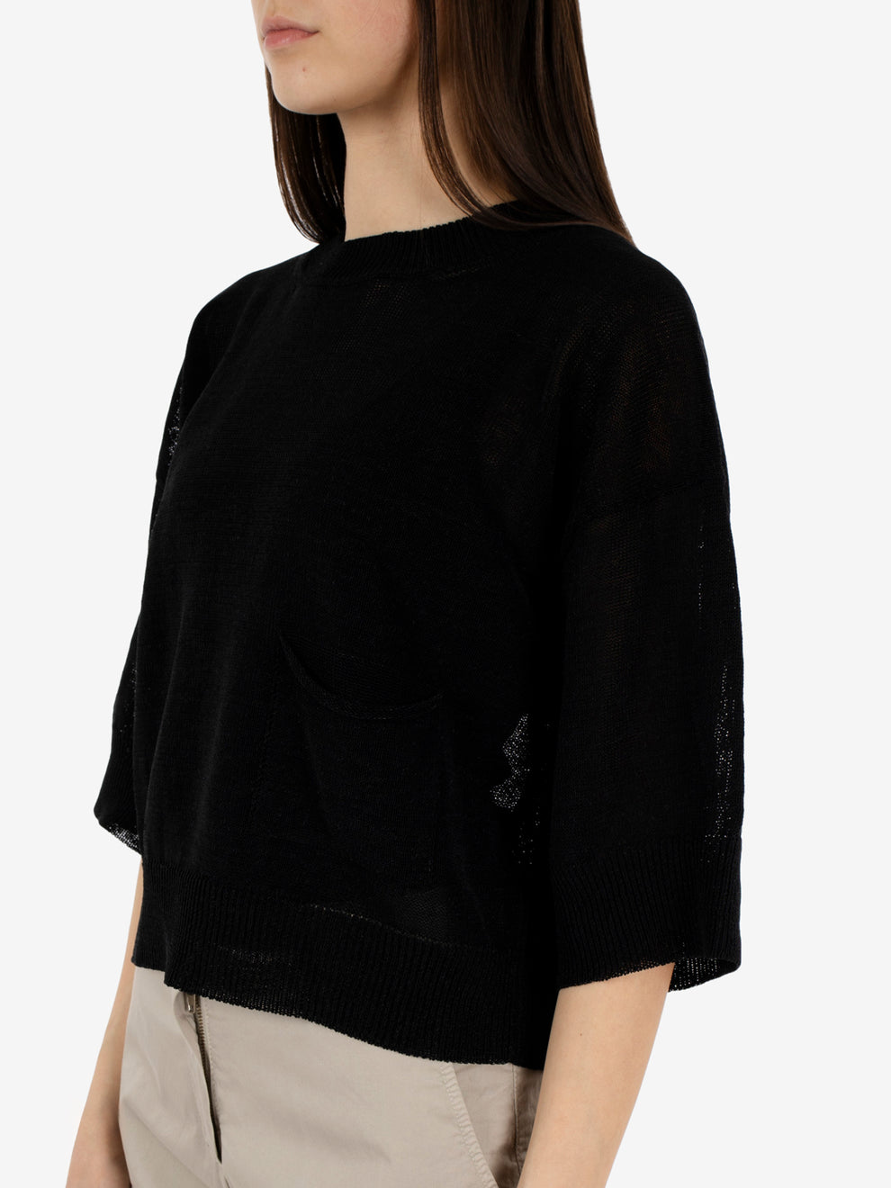 Maglia a maniche corte nera