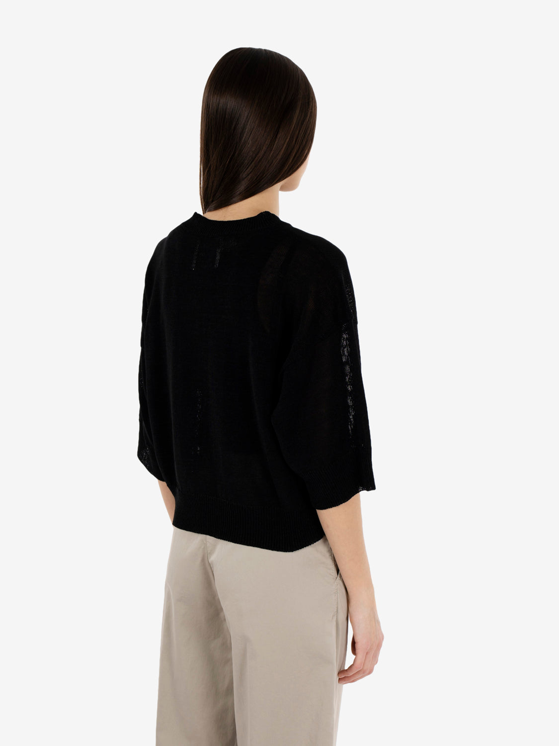 Maglia a maniche corte nera