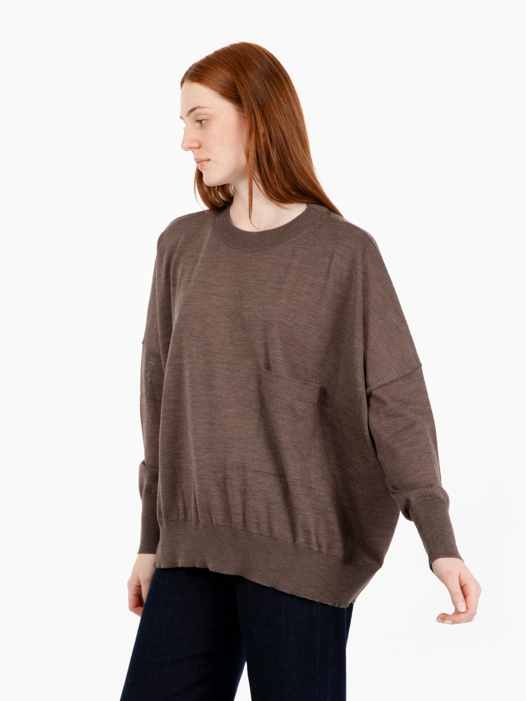 Maglia morbida in lana castoro