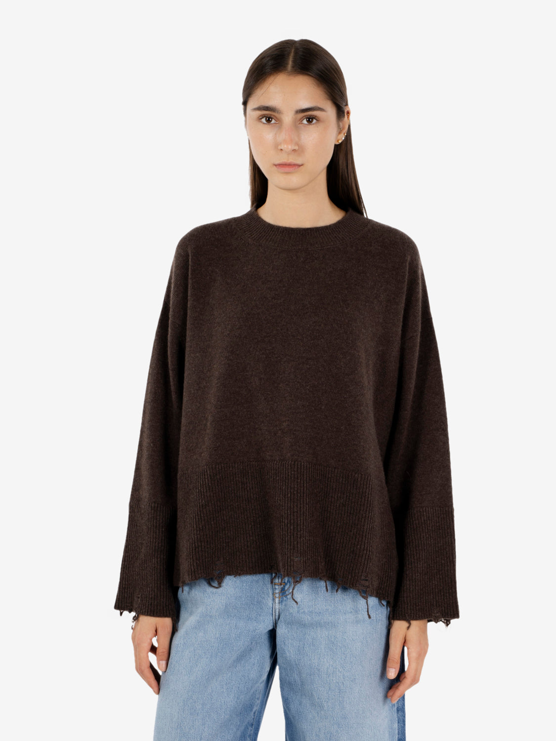 Coffee boxy sweater