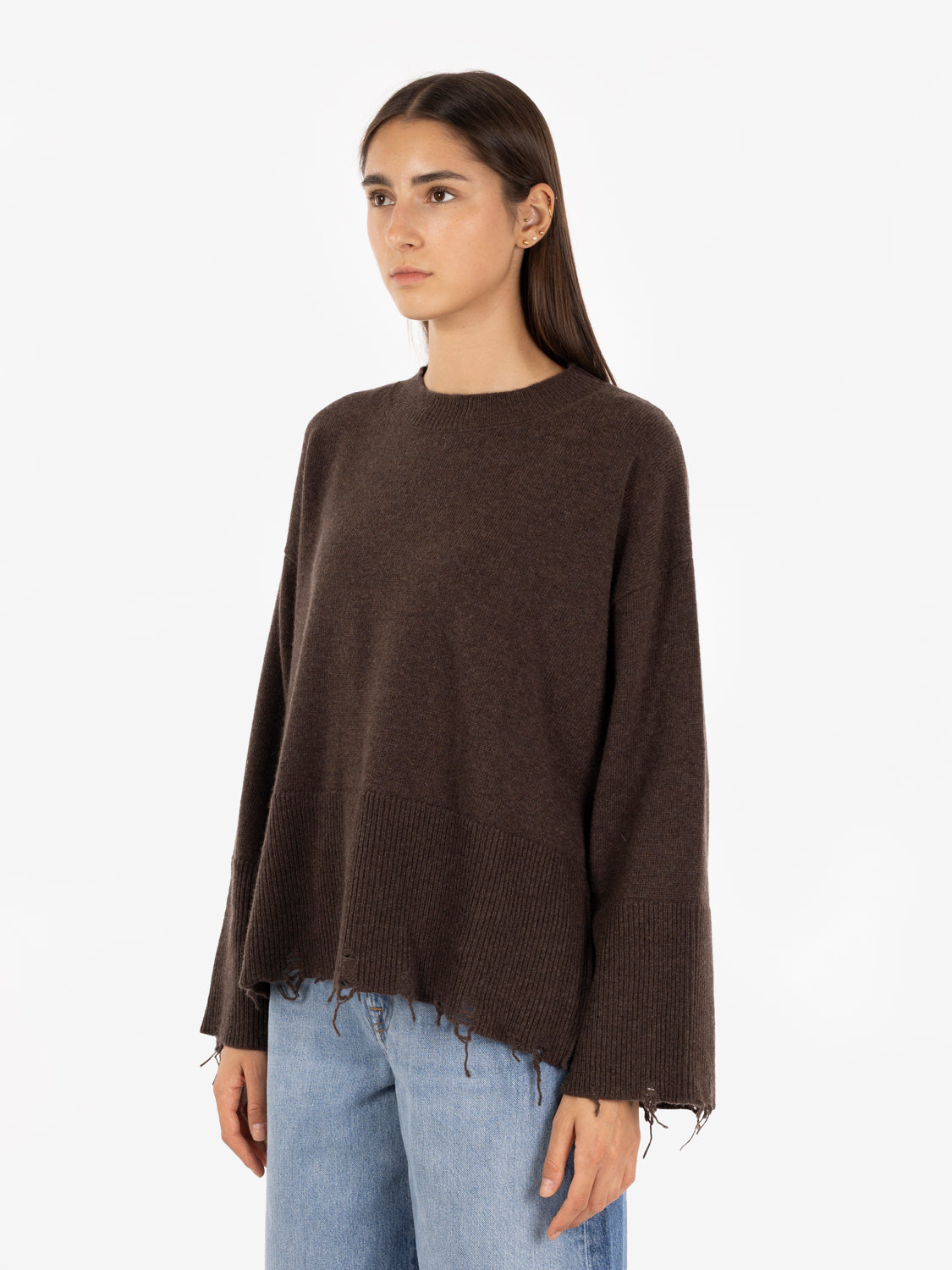 Coffee boxy sweater
