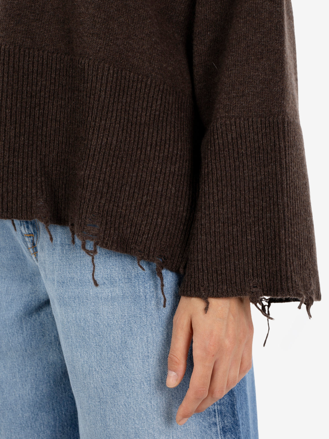 Coffee boxy sweater