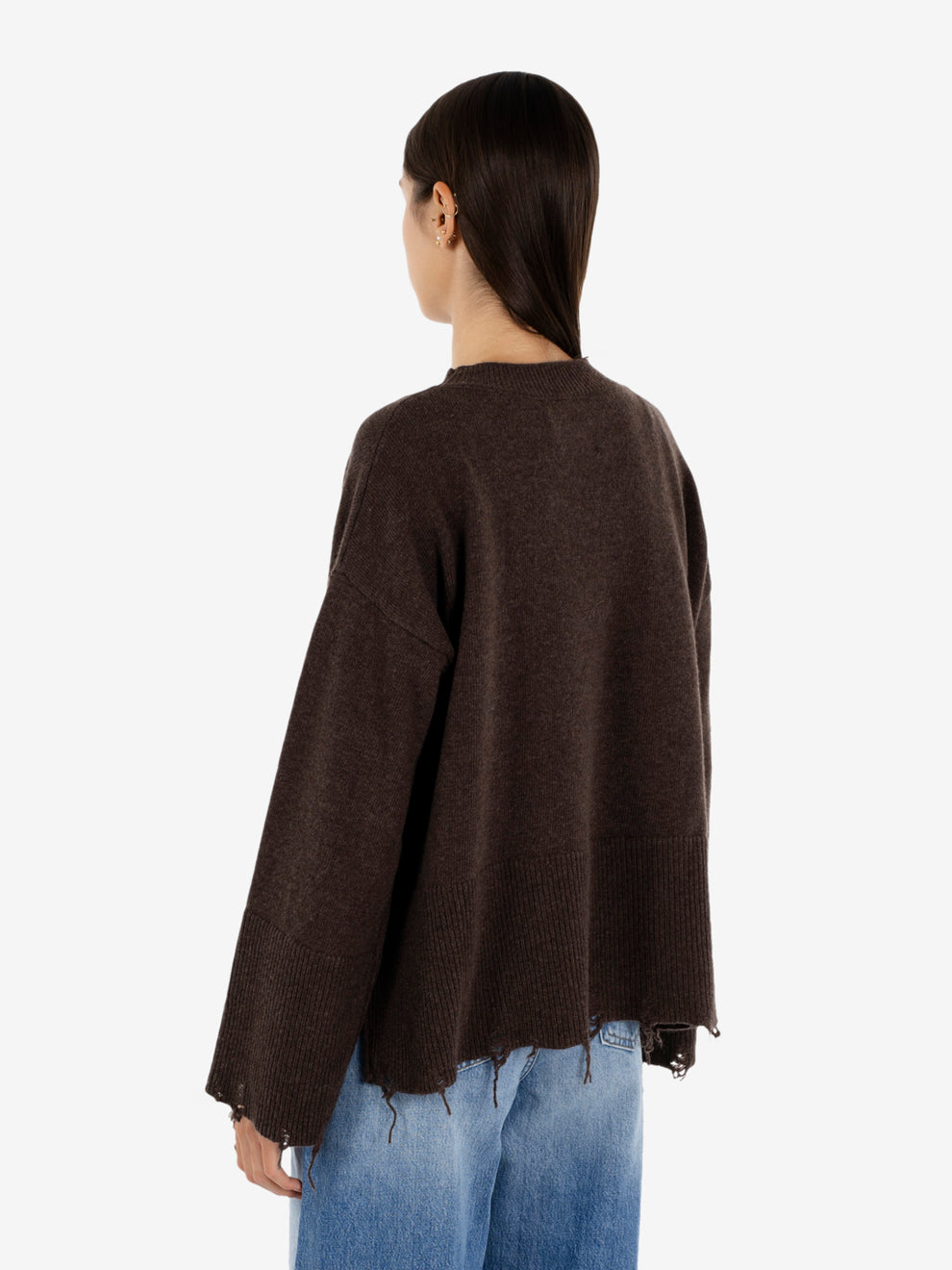Coffee boxy sweater