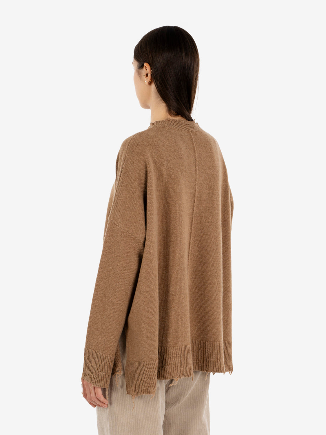 Maglione a scatola cannella