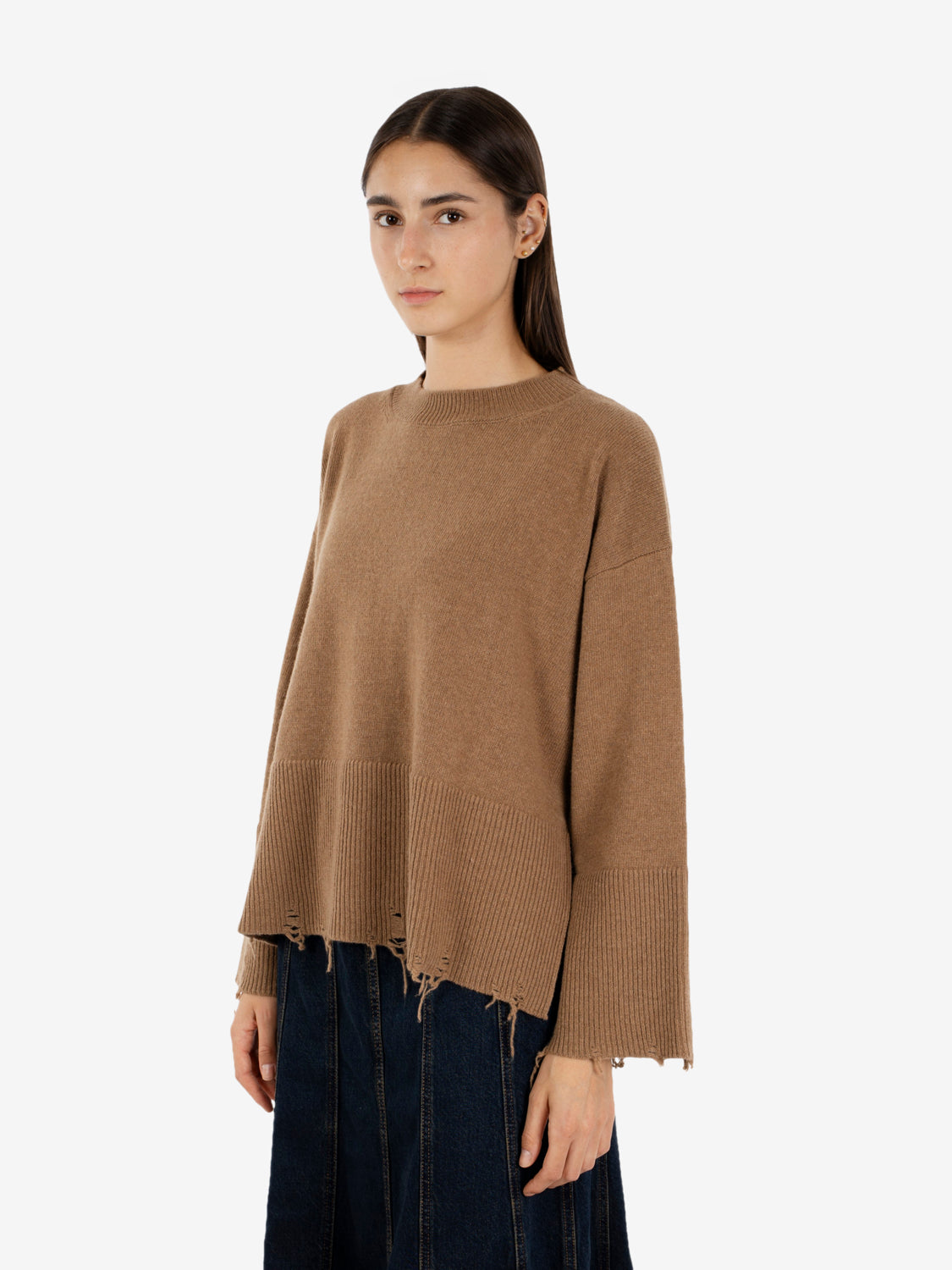 Maglione a scatola cannella