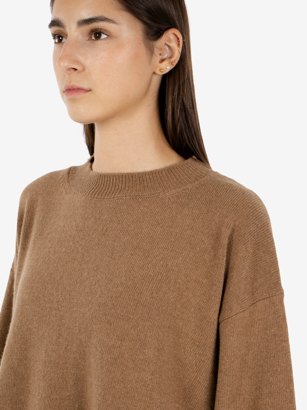 Maglione a scatola cannella